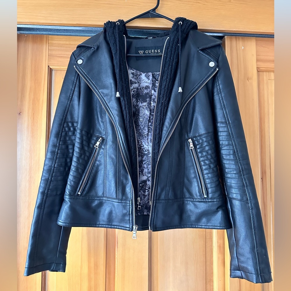 Guess Faux Leather Jacket